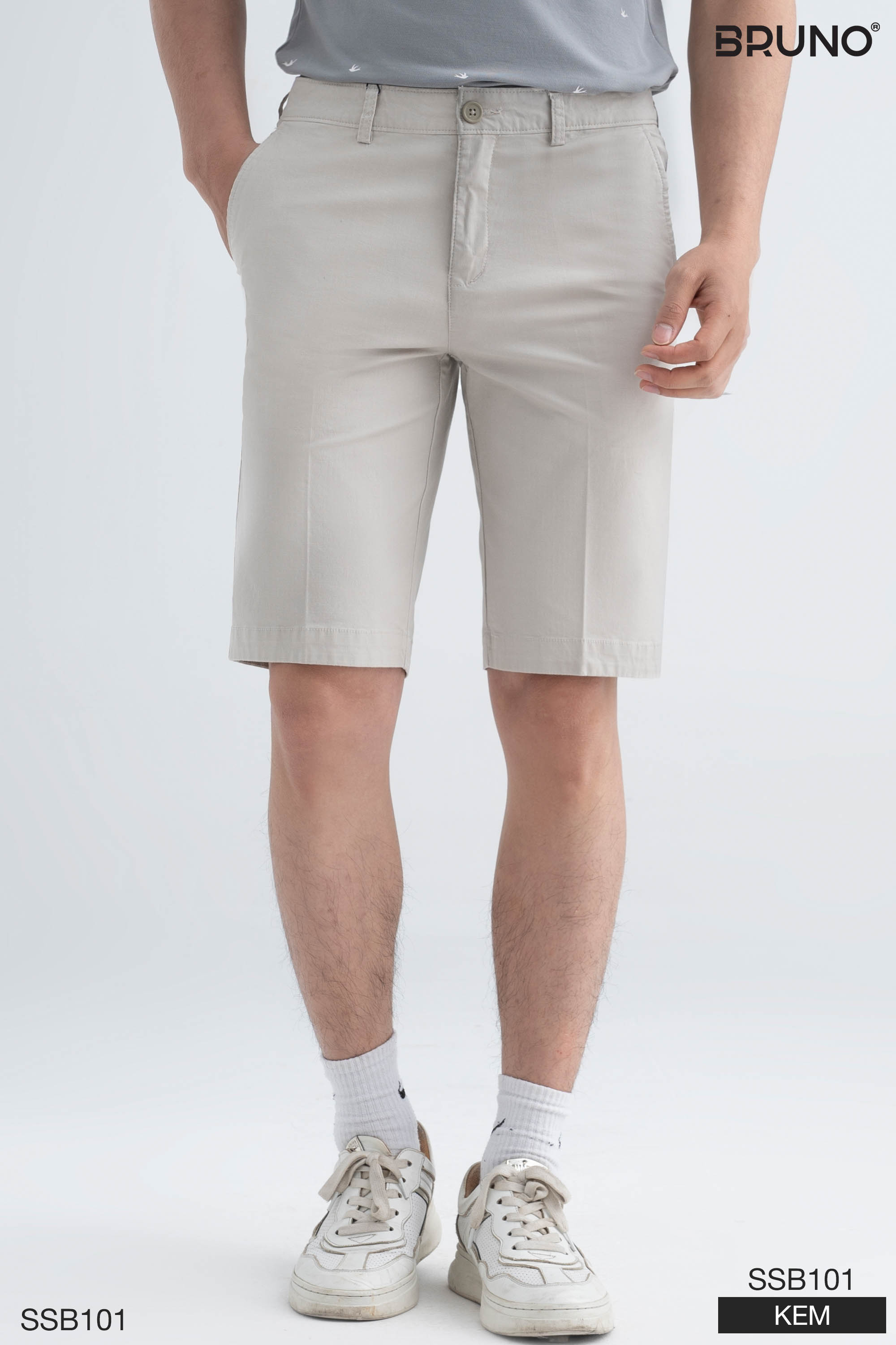 Quần shorts nam dáng trẻ Bruno - B101