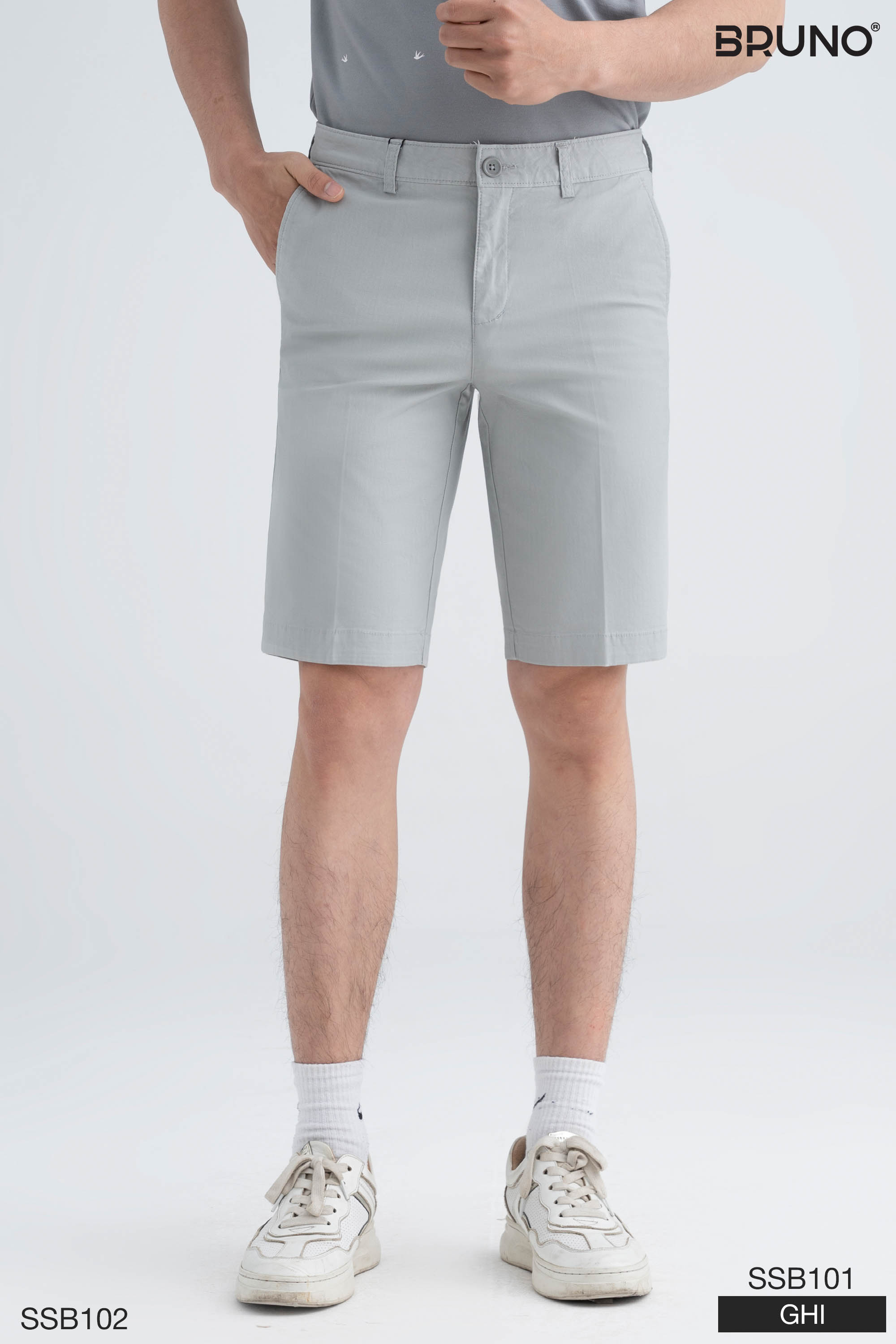 Quần shorts nam dáng trẻ Bruno - B102
