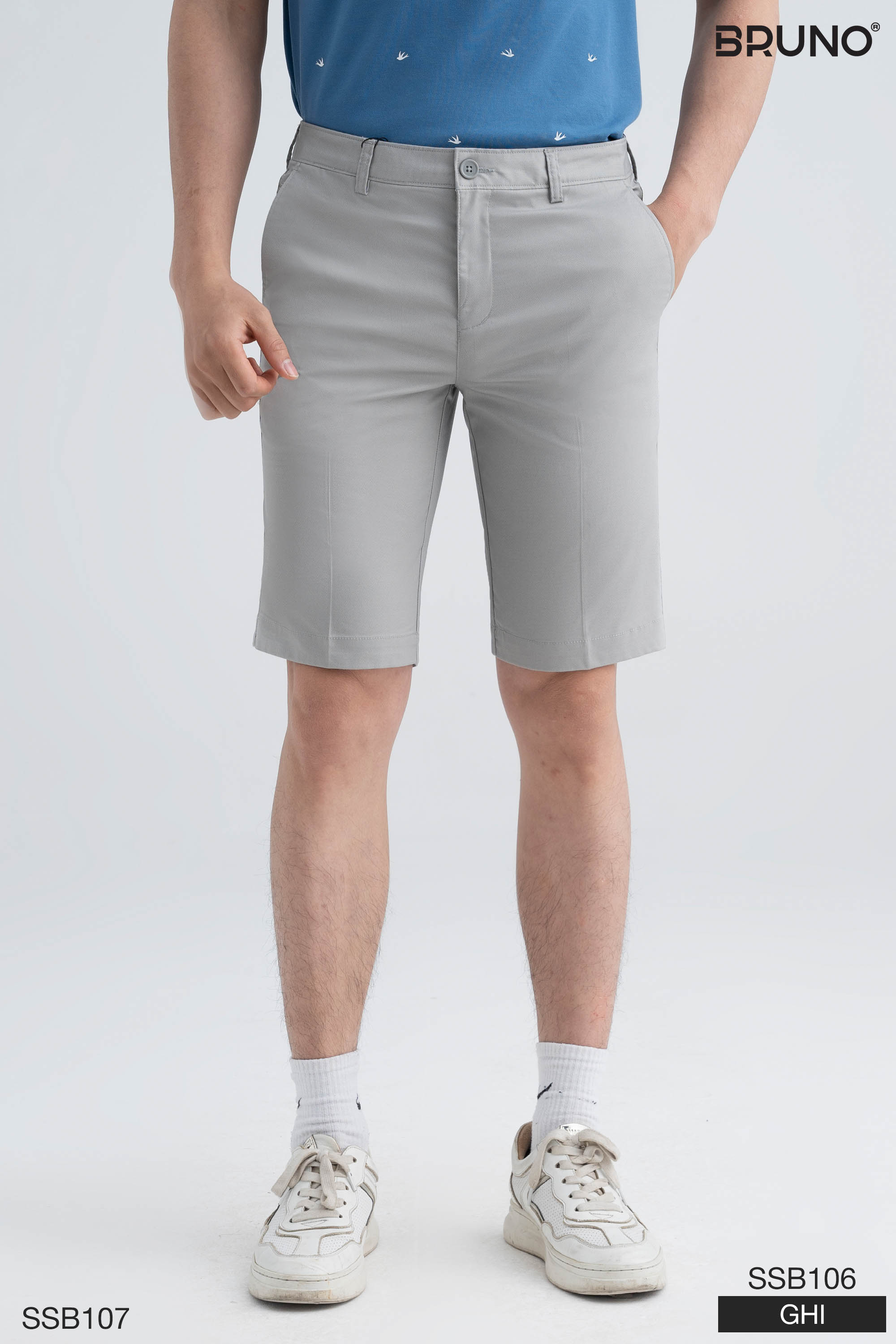 Quần shorts nam dáng trẻ Bruno - B107