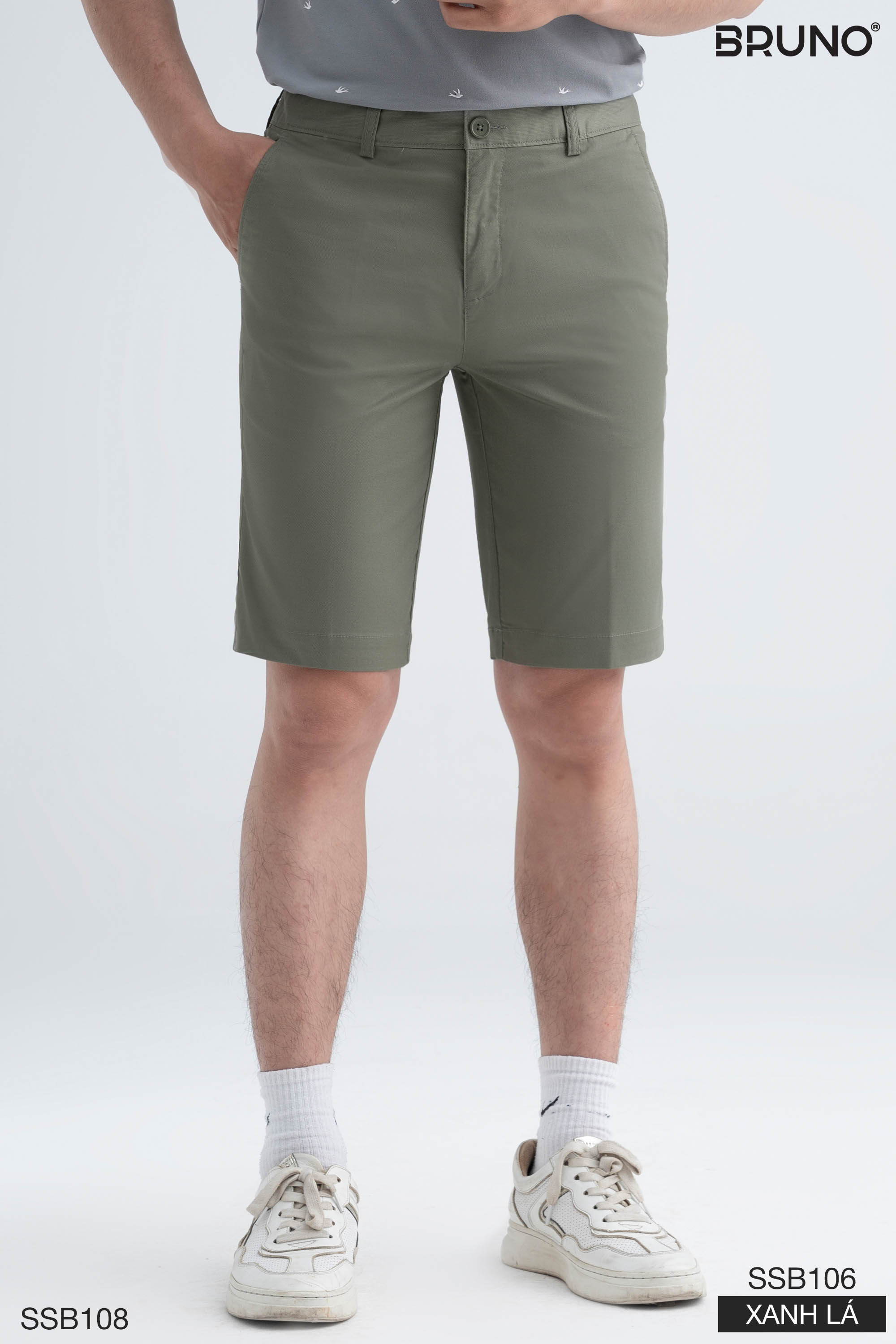 Quần shorts nam dáng trẻ Bruno - B108
