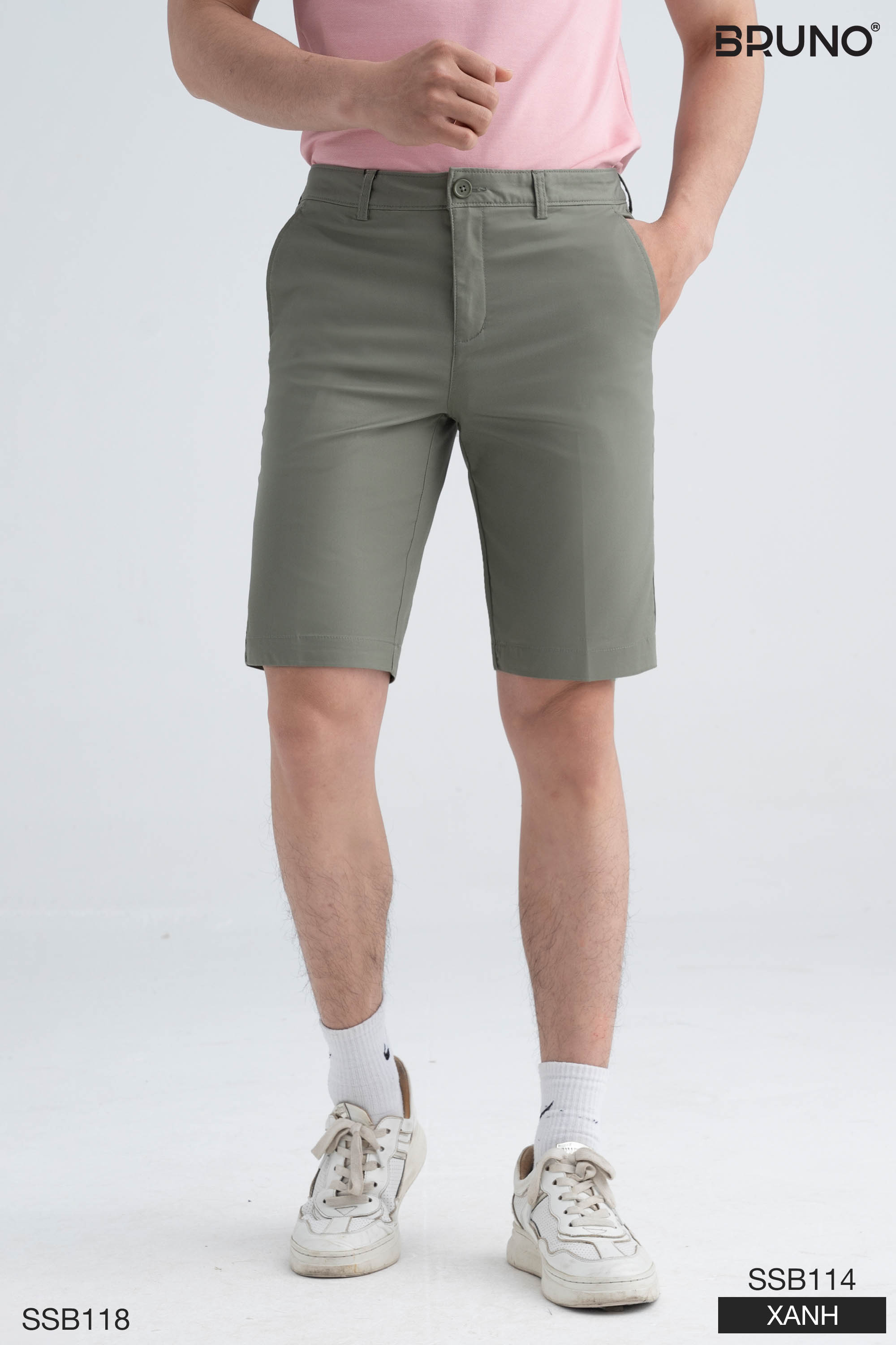 Quần shorts nam dáng trẻ Bruno - B118