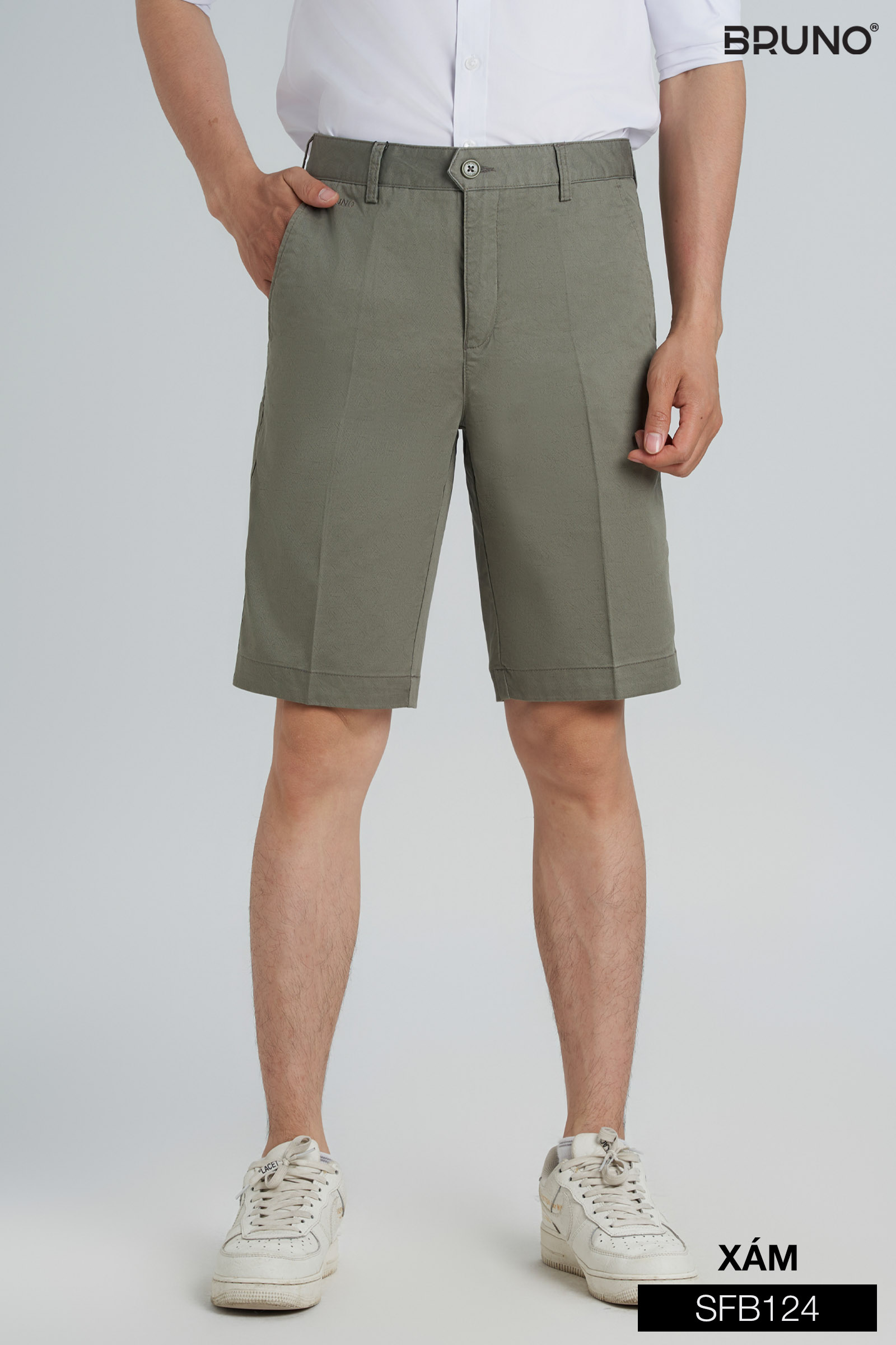 Quần shorts nam dáng trung Bruno - B124