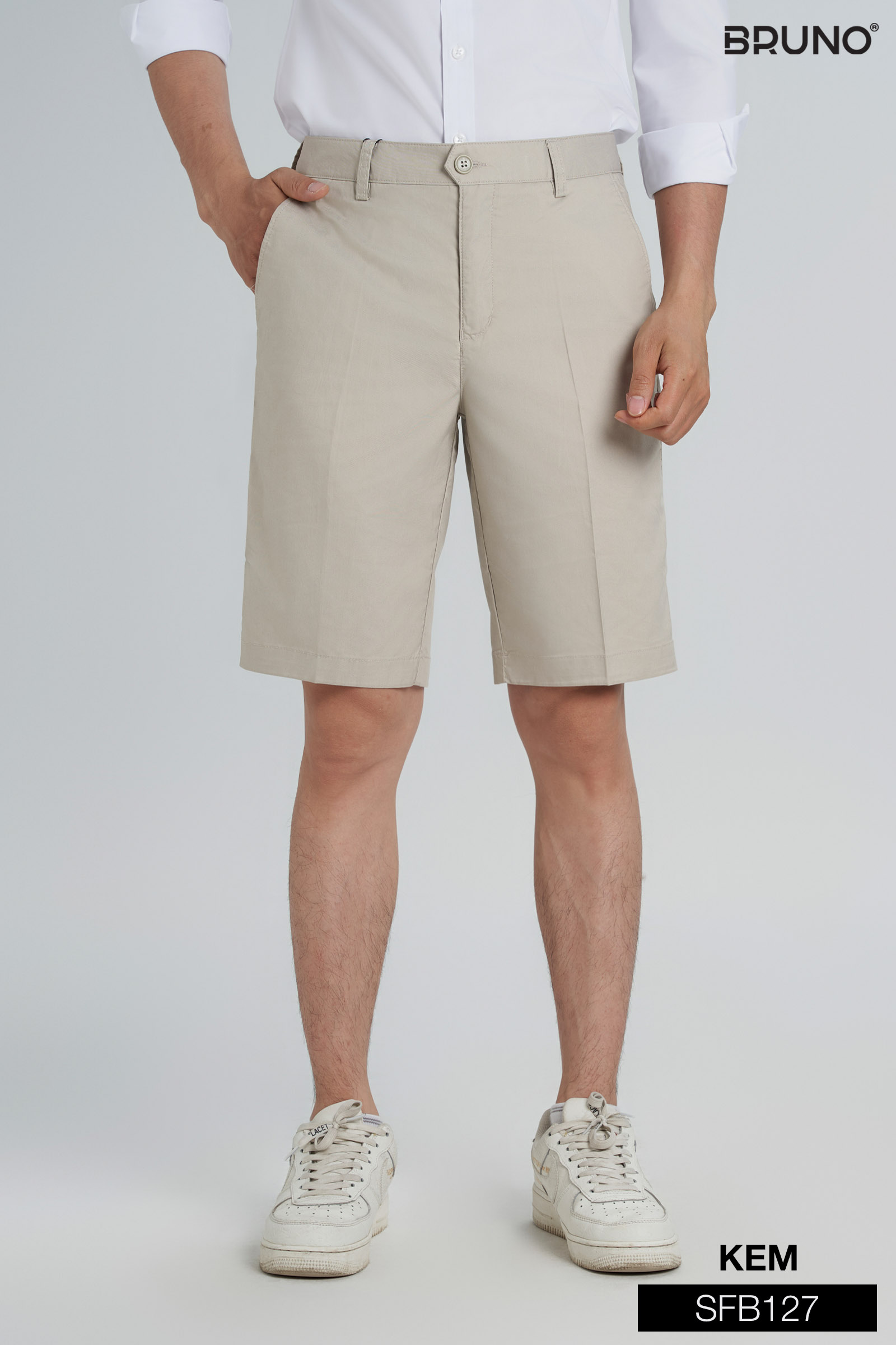 Quần shorts nam dáng trung Bruno - B127