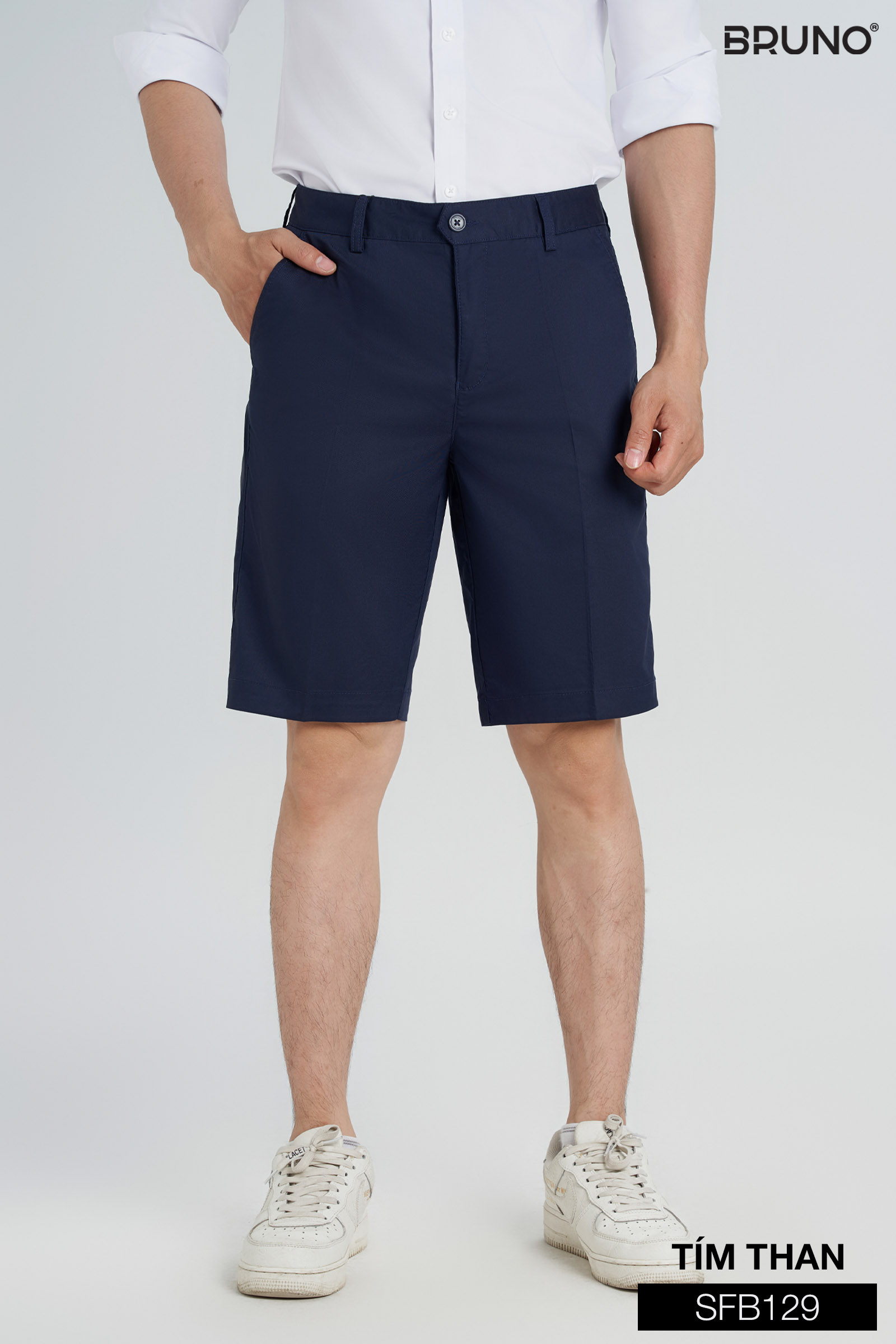 Quần shorts nam dáng trung Bruno - B129