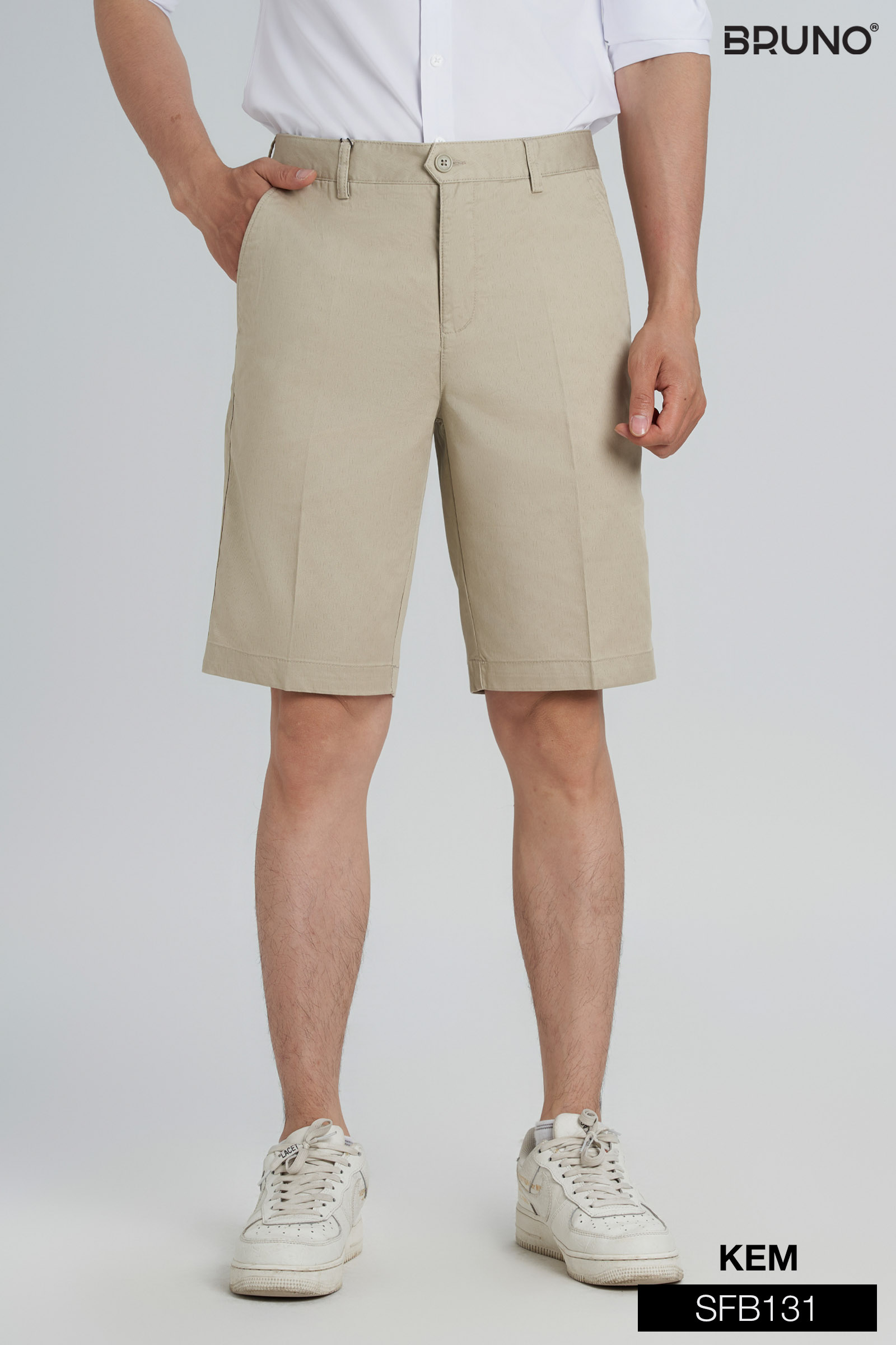Quần shorts nam dáng trung Bruno - B131