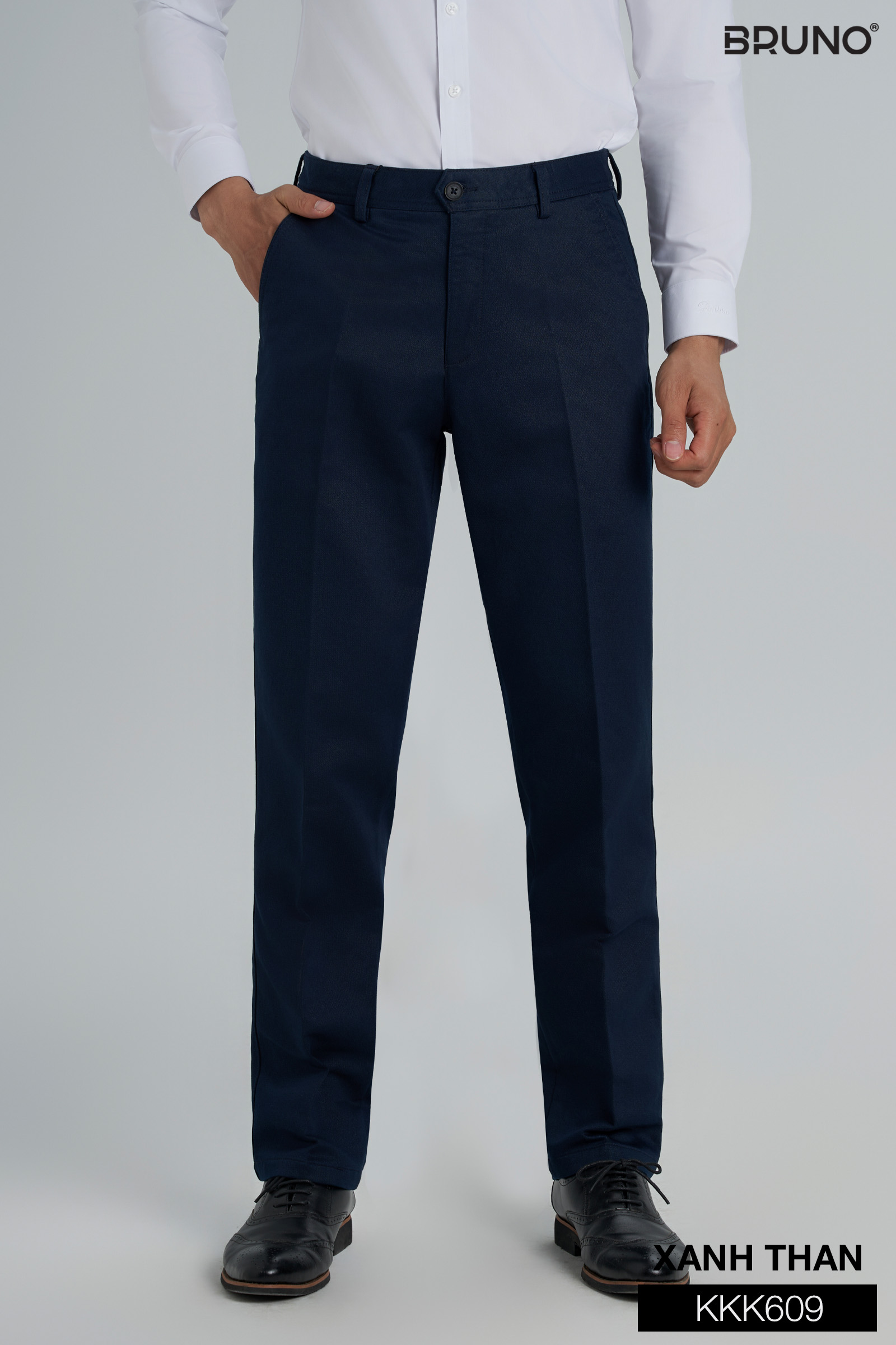 Quần kaki nam dáng trung Bruno - K609